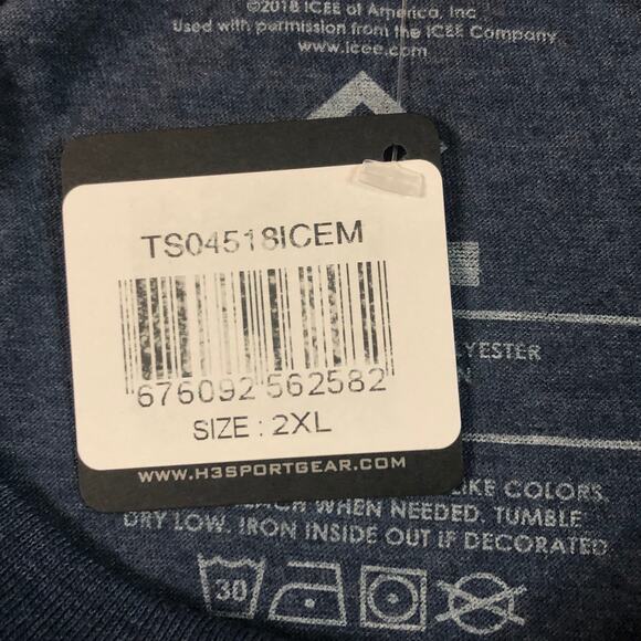 ICEE Stay Cool Polar Bear Graphic Tee Shirt Slushy Spell Out Men's XXL - Picture 4 of 4